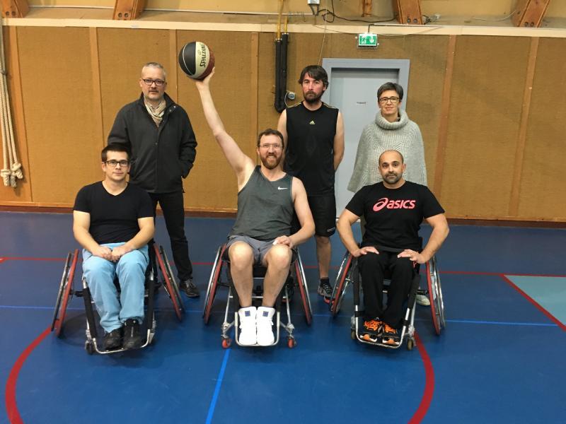 La section Handi-Basket fait ses premiers tours de roues à JB Dumay