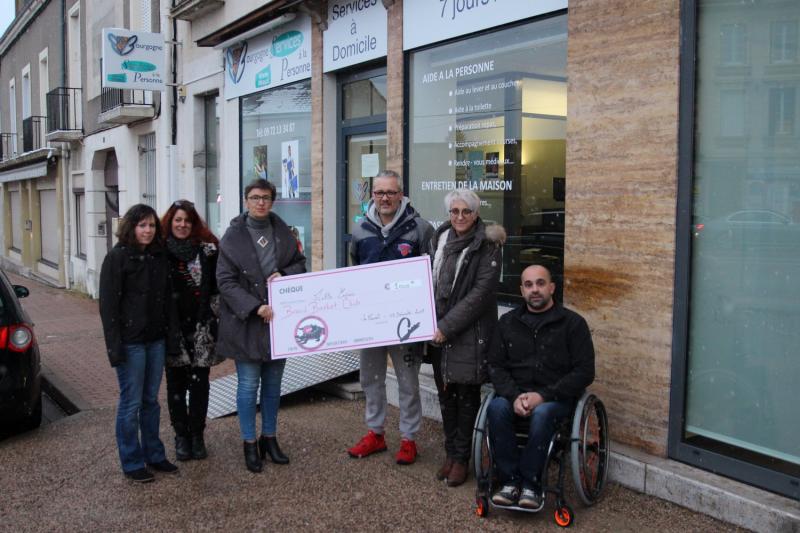 Soutien fort de Bourgogne Services à la Personne pour la section handisport