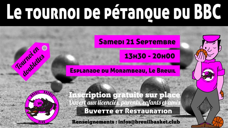 Le BBC orgniase son premier tournoi de pétanque