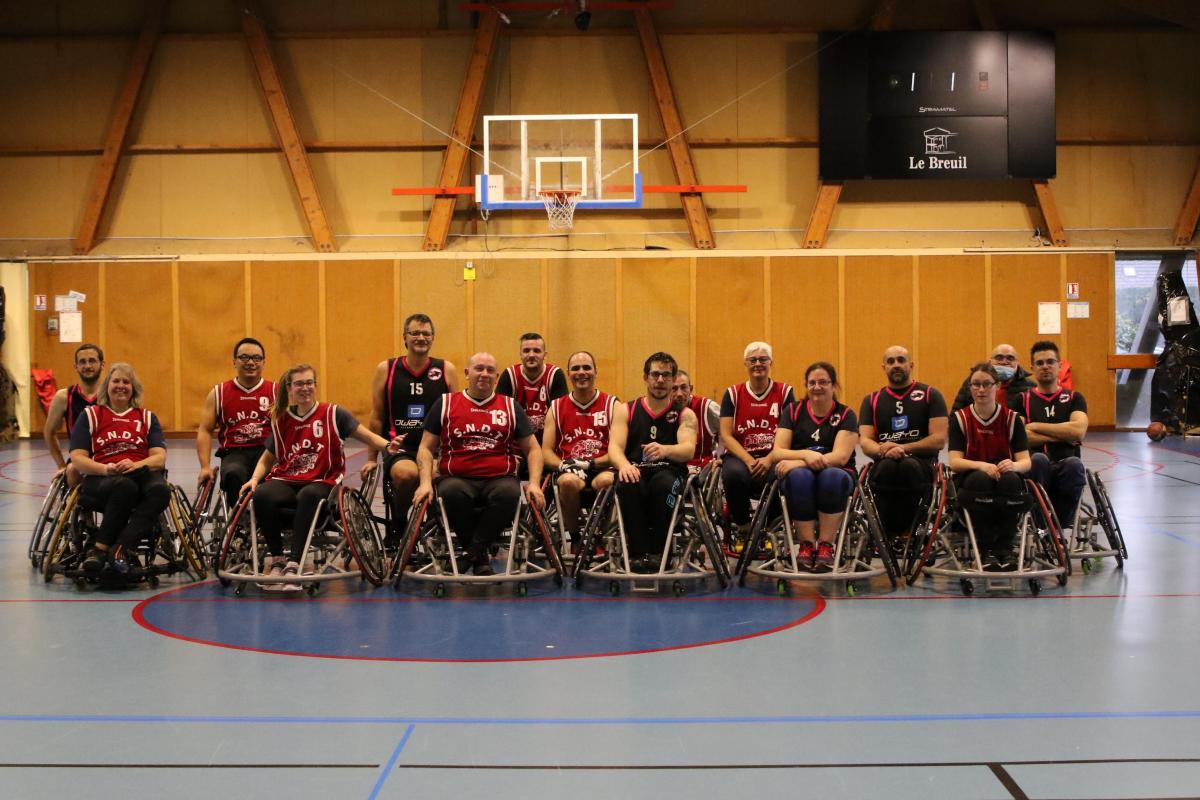 La section Basket Fauteuil accueille Vauzelles en match amical